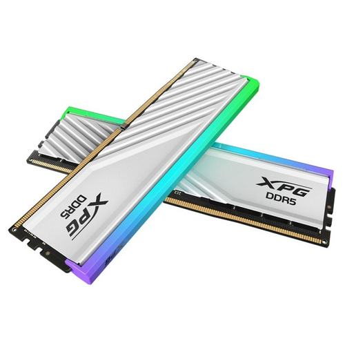 Модуль памяти DIMM DDR5 64Gb, 6000Mhz, 2x32Gb, ADATA XPG Lancer Blade RGB White (AX5U6000C3032G-DTLABRWH)