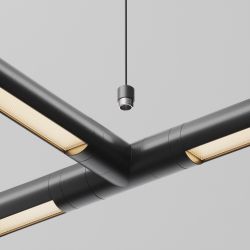 Тросовый подвес 1000мм с потолочной чашей для системы Maytoni   CA029SW-L1000-B