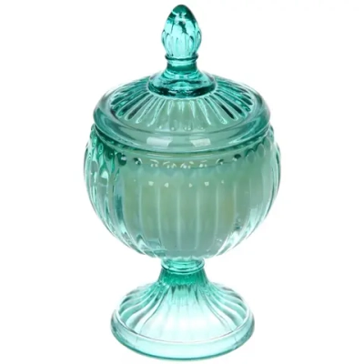 Свеча в стакане «Арабская ночь» 8,5*15 см, Изумруд