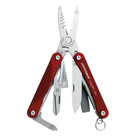 Мини-мультитул Leatherman Squirt ES4 Red (831237)