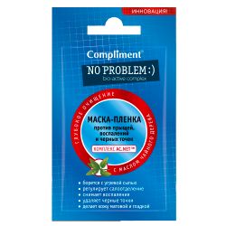 Compliment No problem маска – пленка против прыщей, воспалений и черных точек