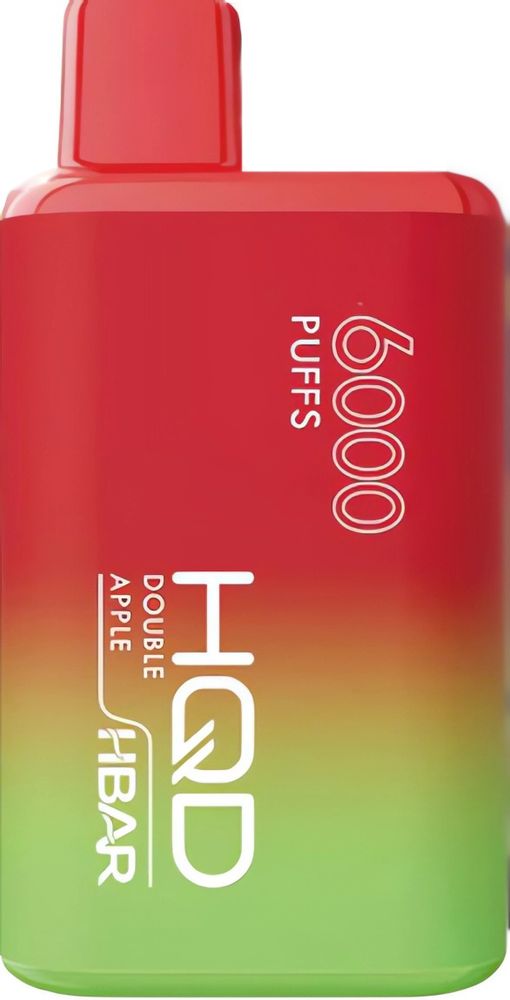 HQD HBAR 6000 - Double Apple (5% nic)