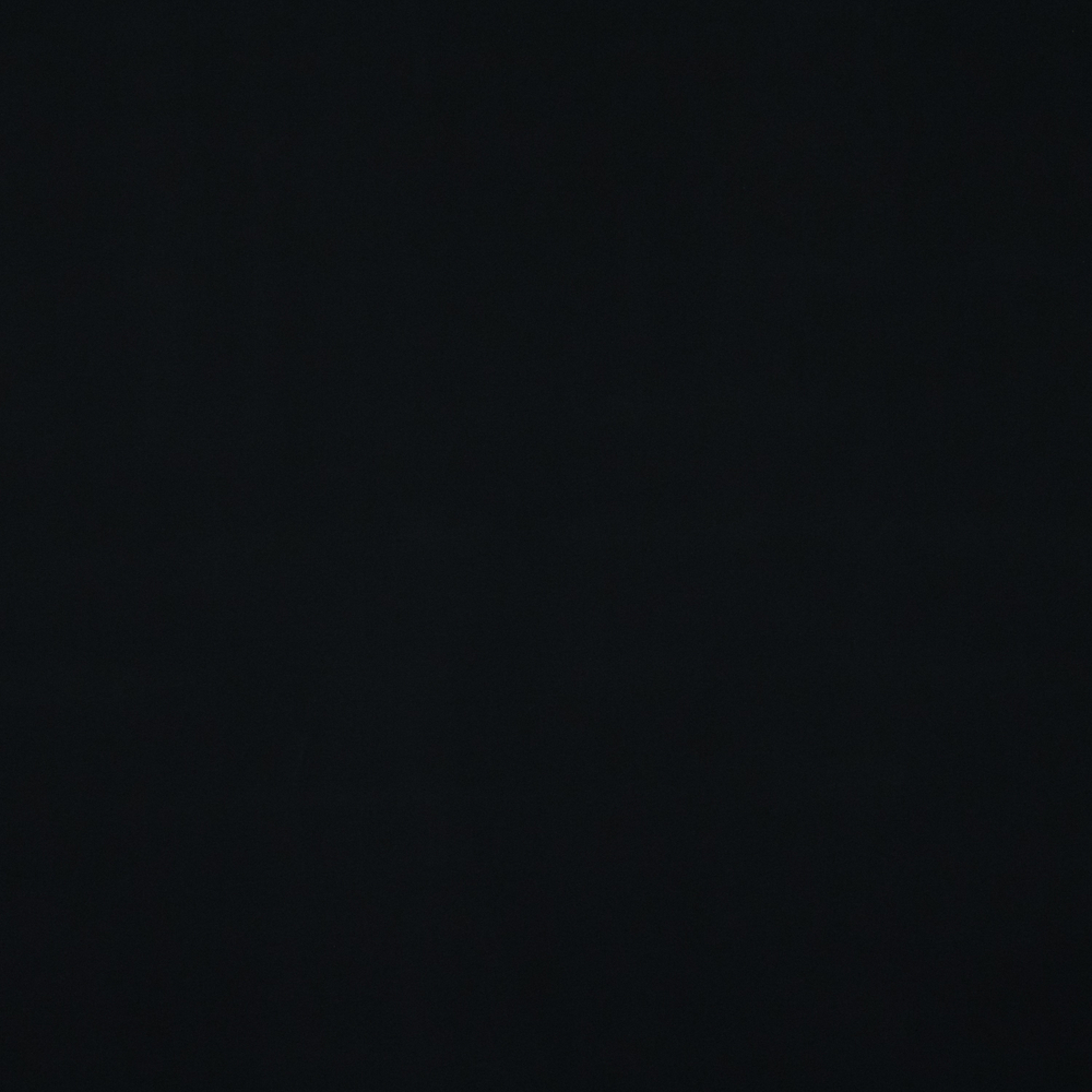 Тонкий хлопковый трикотаж чёрного цвета (136 г/м2)