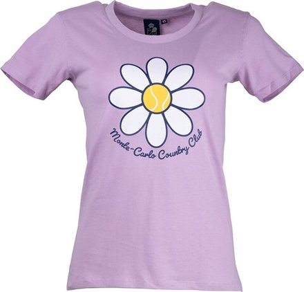 Женская теннисная футболка Monte-Carlo Country Club Silkscreen Print T-Shirt - Pink
