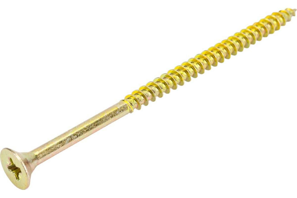 САМОРЕЗЫ СТРОЙБАТ УНИВЕРСАЛЬНЫЕ ЖЕЛТЫЕ 5,0Х90 100ШТ