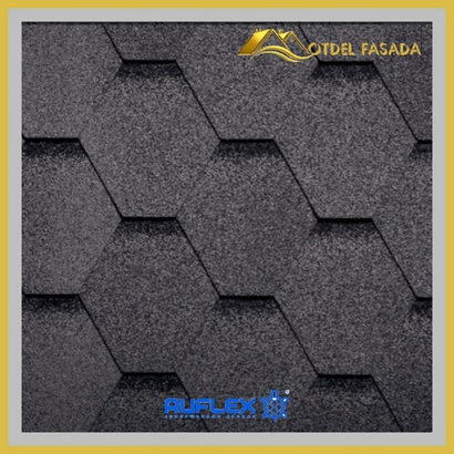 Гибкая черепица Ruflex Sota R-S-9 Балтика, 3 м2/уп.