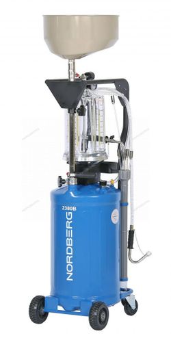 NORDBERG (2380B) Установка для сбора масла пневматическая, 80 л, синяя