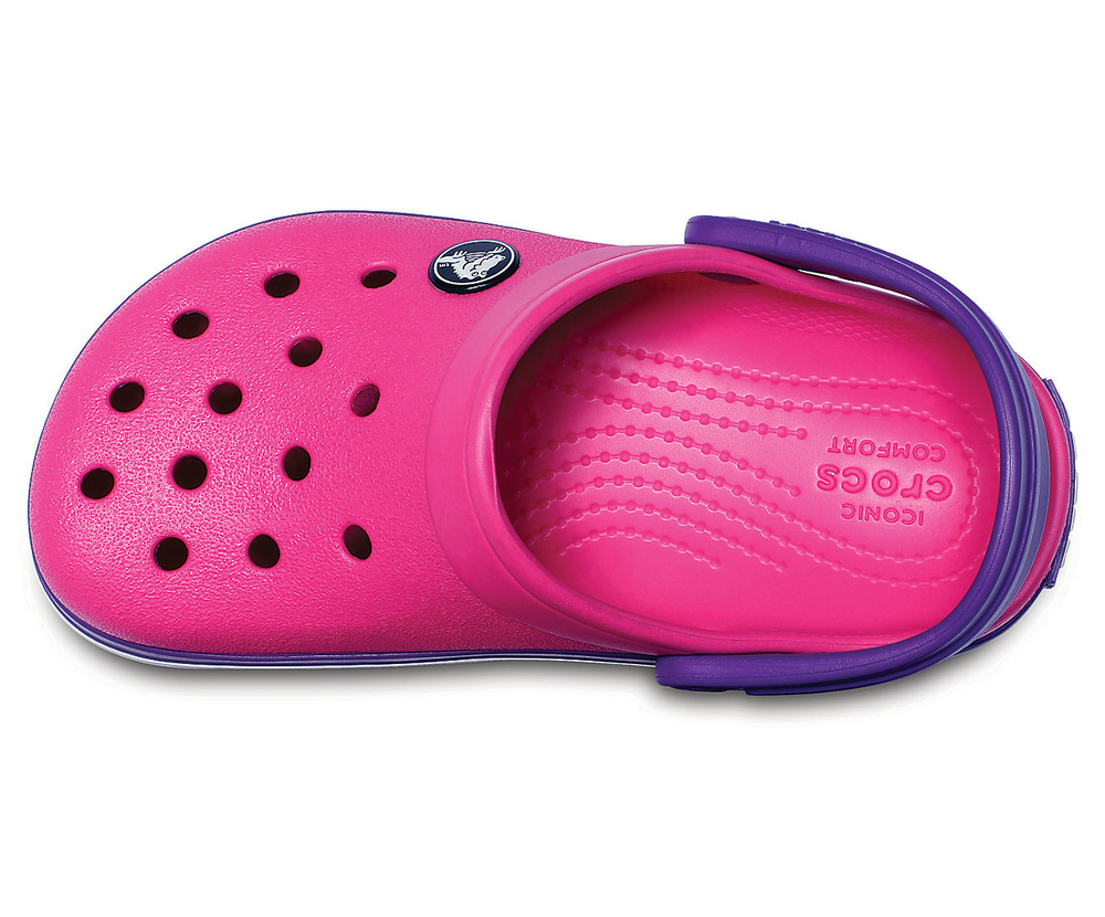 Сабо детские Crocs Crocband Paradise Pink Amethyst