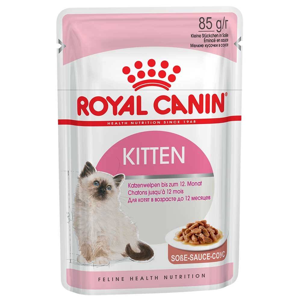 Royal Canin Kitten Instinctive 85 г соус - консервы (пауч) для котят (кусочки)