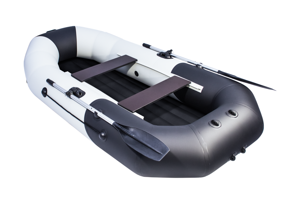 Таймень N 270 НД серый-черный надувное дно (лодка пвх)