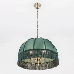 Citilux Базель CL407132 Люстра подвесная с зелёным абажуром