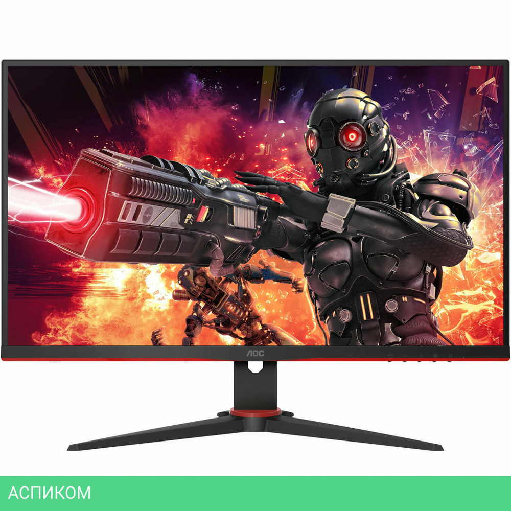 Монитор AOC Gaming 24G2ZE черный/красный