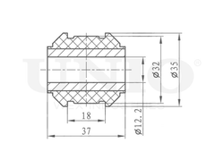 Втулка заднего стабилизатора UNIO RMP-10037