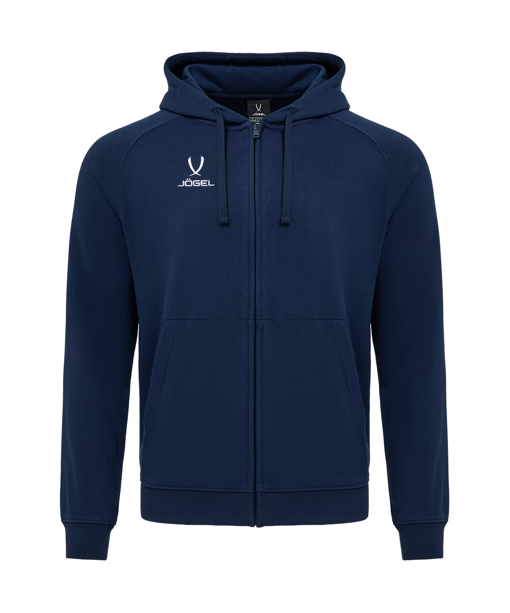 Худи JÖGEL ESSENTIAL Club reglan Cotton Zip Hoodie Z4, темно-синий