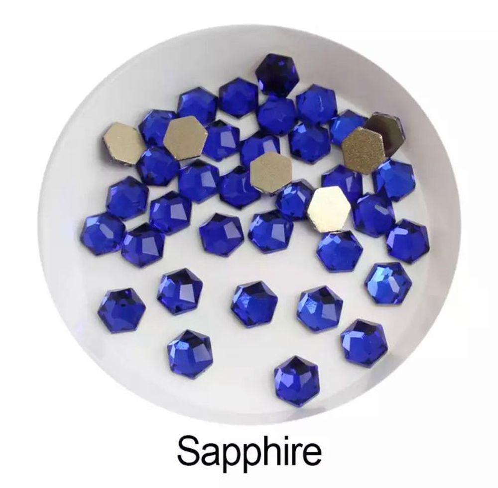 Шестигранник для маникюра 6*6 мм Sapphire - 4 шт