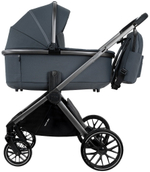 Детская коляска Pituso Mayla Plus 3 в 1 с автокреслом Baesa Black Graphite