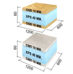 Панель Ruspanel RPG Sandwich OSB+XPS+OSB 1200х600х60 мм