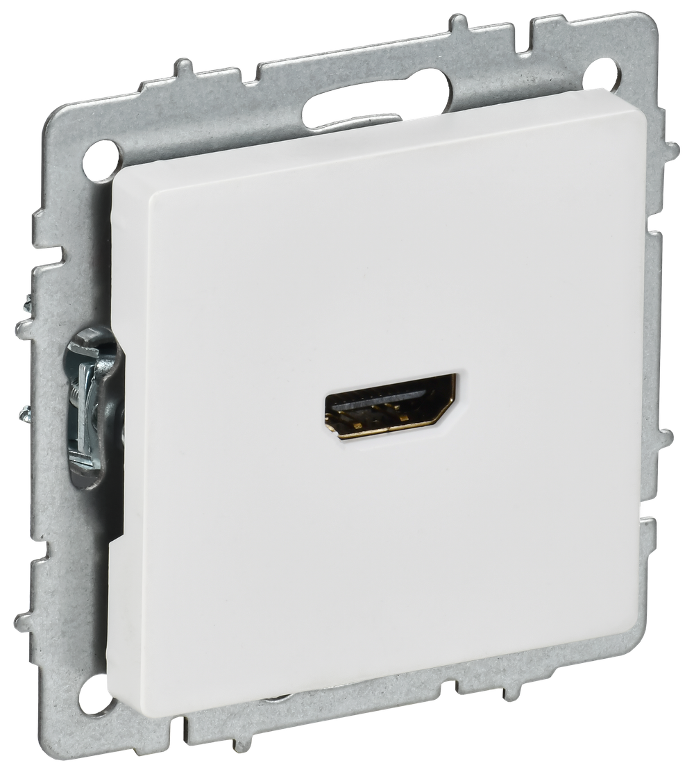 BRITE Розетка HDMI РHDMI-0-БрАБ арктический белый IEK