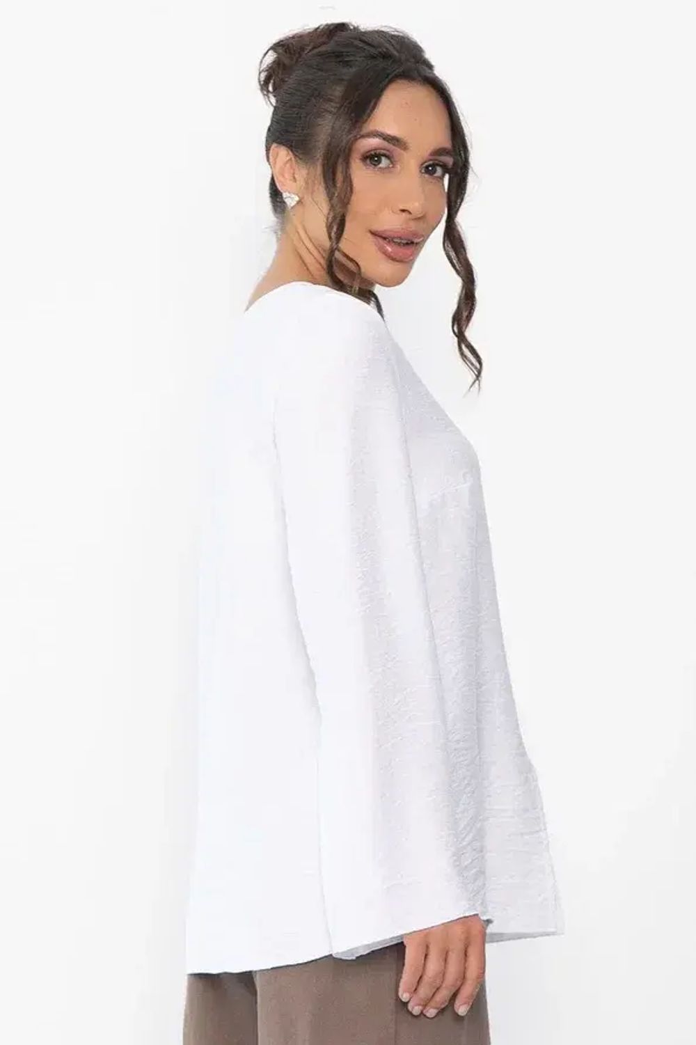 Блуза Римские каникулы (белая) Б13993-50М LT Collection