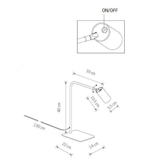 Настольная лампа Nowodvorski Mono 7710