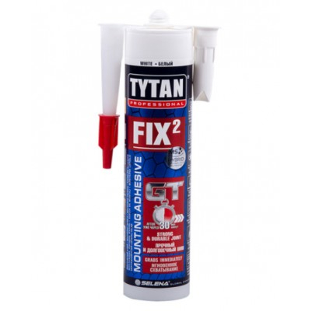 Клей монтажный Tytan fix 2 gt 290 мл, цвет белый