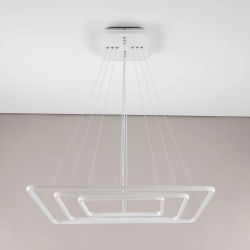 Citilux Неон Смарт CL731AK110E Умная подвесная люстра Белая