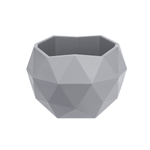 Кашпо "Топаз" (0,45л.) Цв. Серый жемчуг
