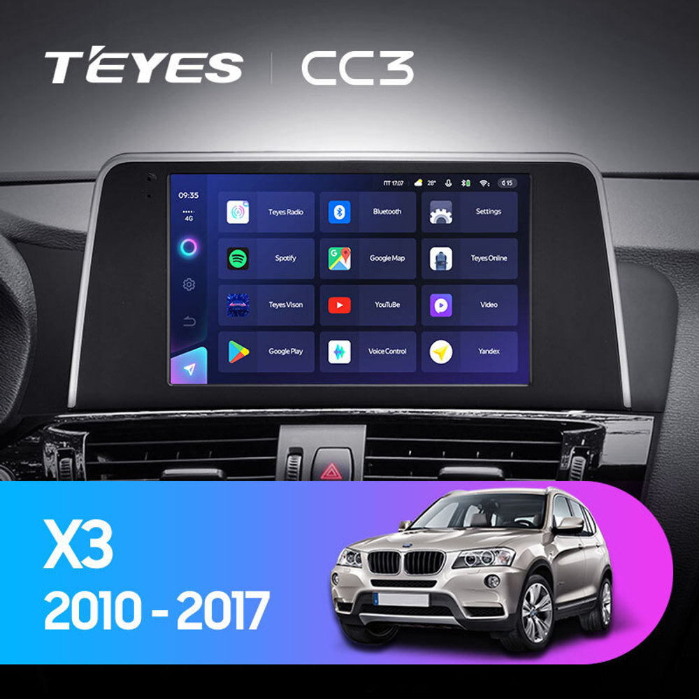 Teyes CC3 9"для BMW X3 F25 2010-2017