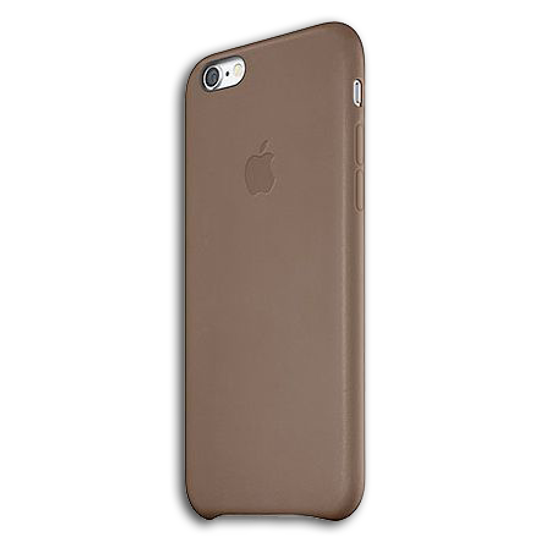 Apple Leather Case Olive Brown (оливковый) MGQR2ZM/A
