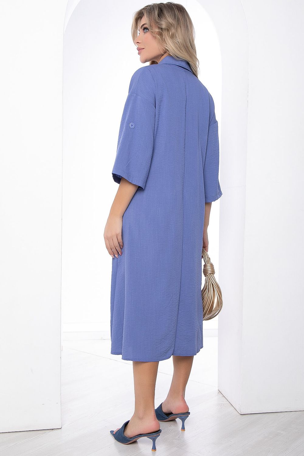 Платье "Индира" (джинс) П8535 LT Collection