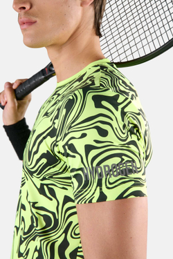 Мужская теннисная футболка  HYDROGEN CHROME TECH TEE (T00708-724)
