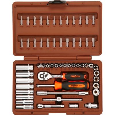 Набор универсального инструмента OMBRA 1/4"DR (57 предм.)   OMT57S