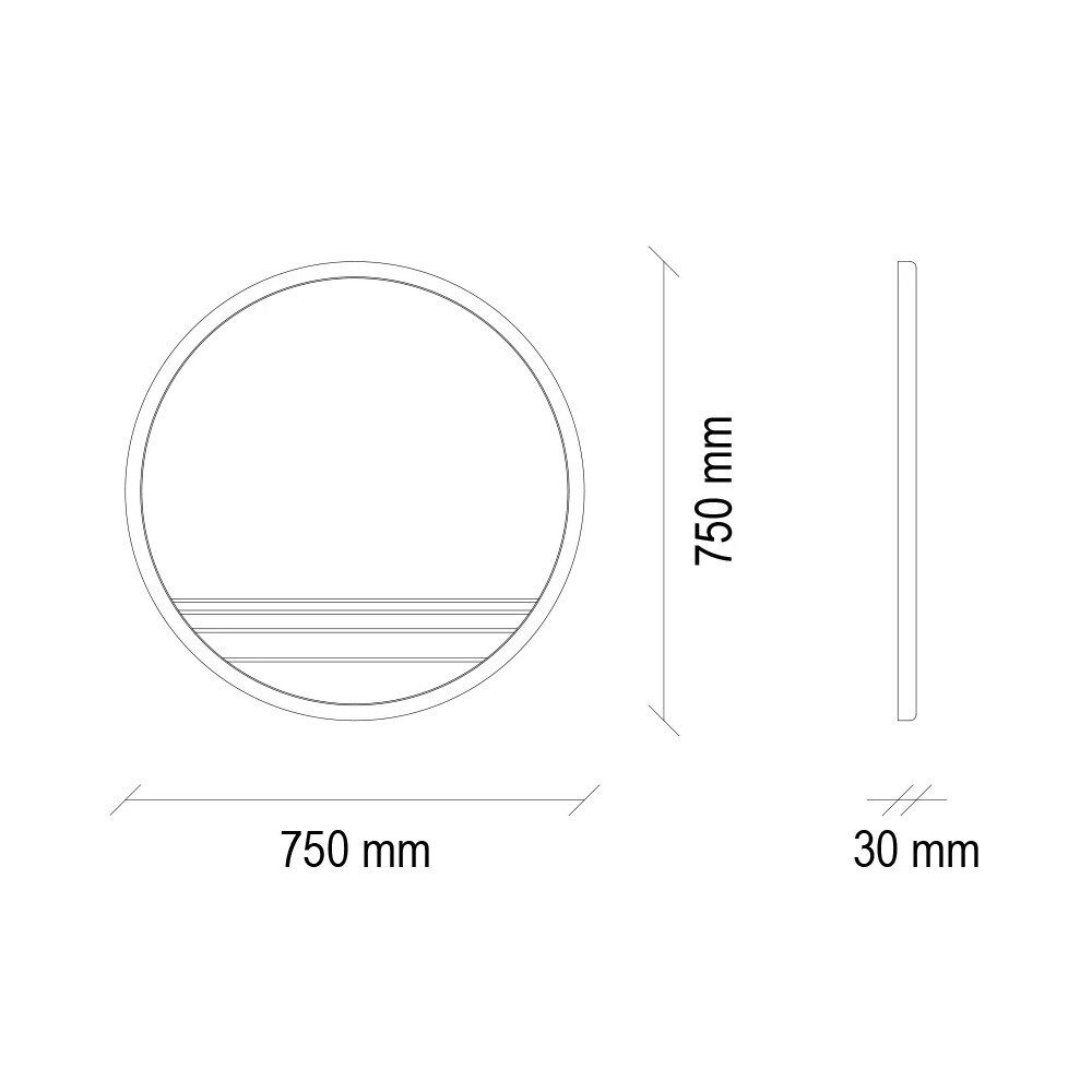 Зеркало для комода ENZA HOME RIGA EH60816