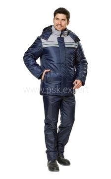 Куртка зимняя "Эребус" (т.синий)