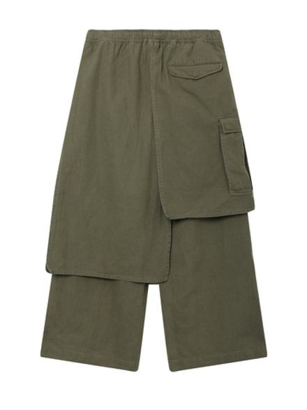 Брюки Карго Asym Cargo Hakama Pants Vintage Stonewashed