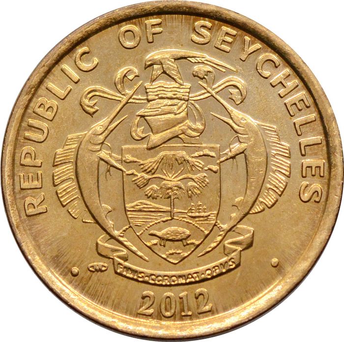 5 центов 2012 Сейшелы UNC
