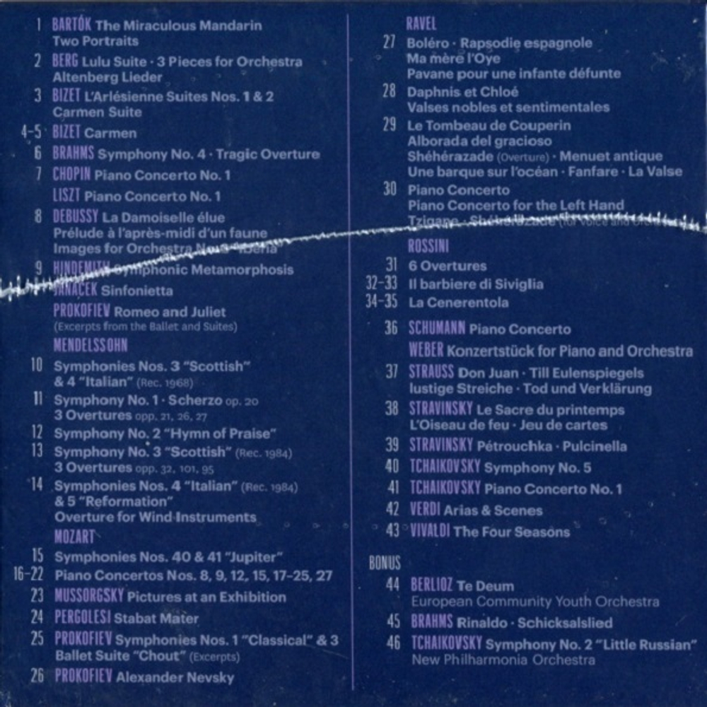Claudio Abbado, London Symphony Orchestra / Complete Deutsche Grammophon And Decca Recordings (Limited Edition Box Set)(46CD)
