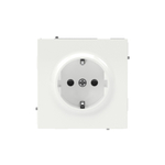 Розетка силовая, 2P+E, с з/ш, KANT, белая магнолия