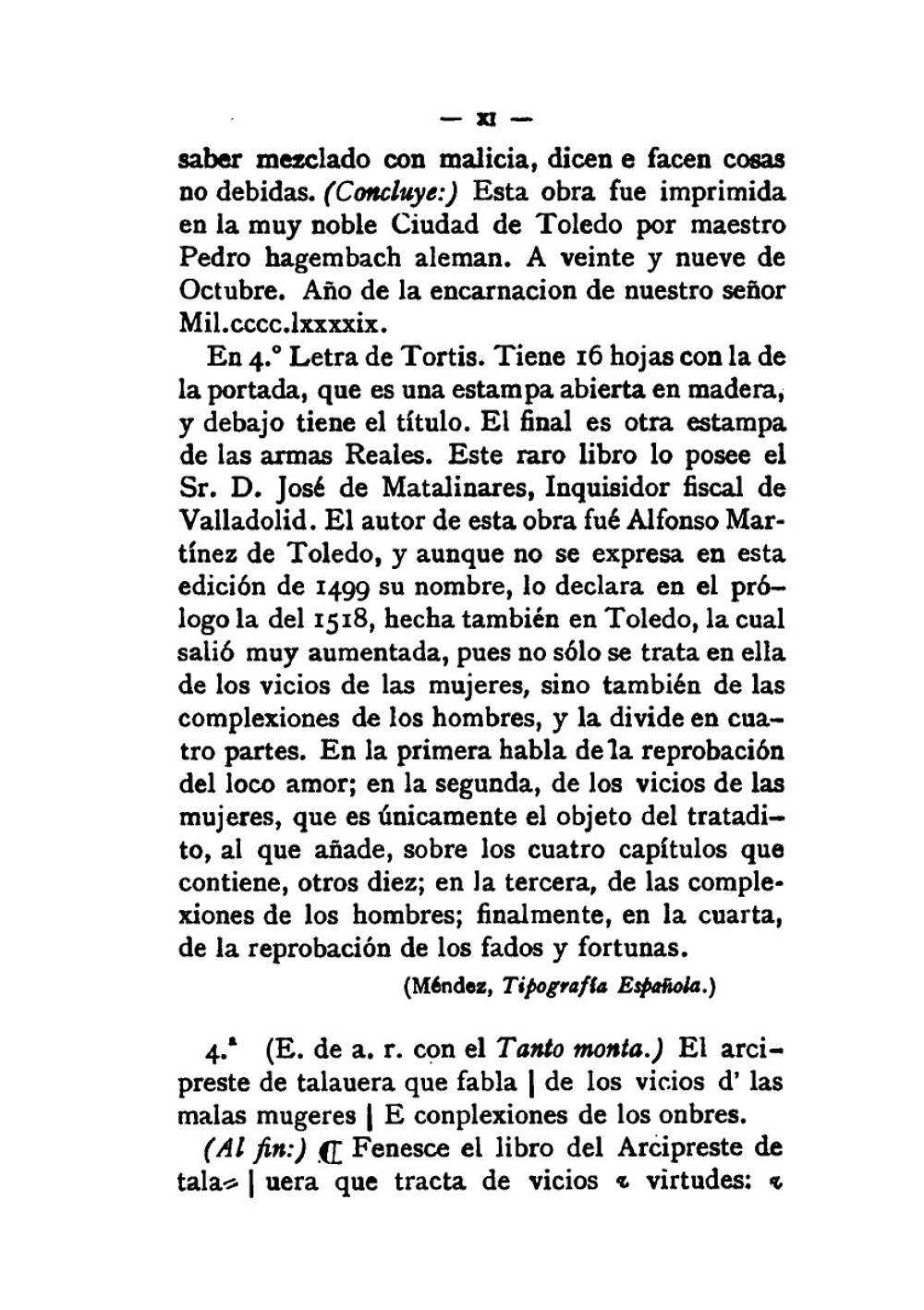 Arcipreste de Talavera. (corvacho o reprobación del amor mundano) | Alfonso Martínez de Toledo