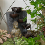 Готовый флорариум бонсай Лигуструм с водопадом Будда Фаберже