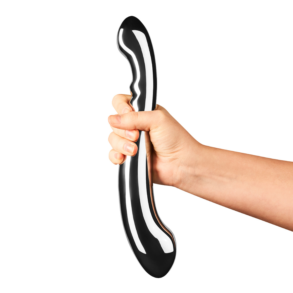 Утяжеленный фаллоимитатор из стали Le Wand Contour