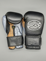 Боксерские перчатки Arcade black_gray_gold