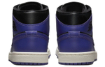 Кроссовки Jordan Air Jordan 1 Mid "Purple Black" (Женская размерная сетка)