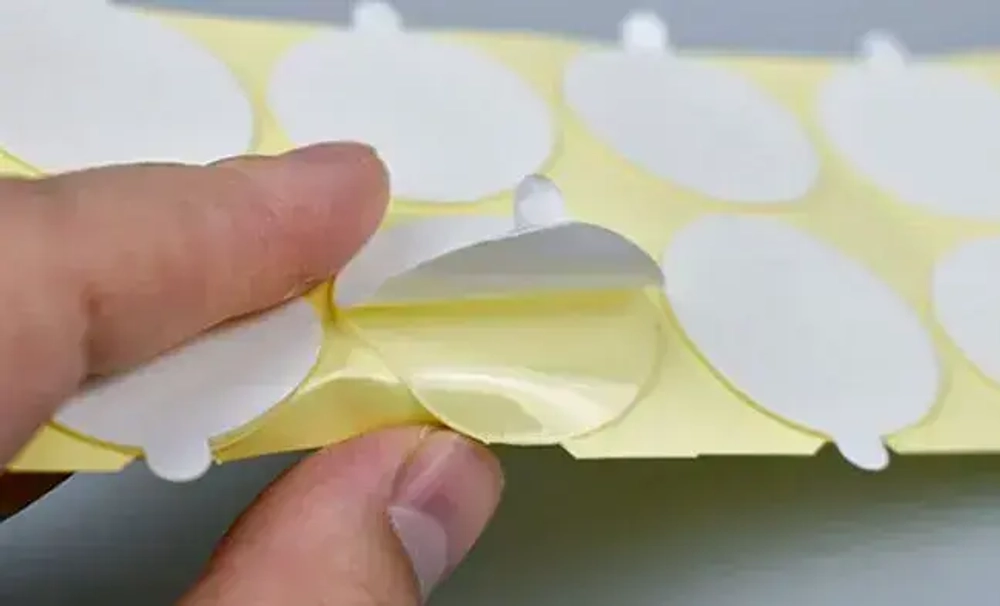 Клейкая лента двусторонняя круглая , скотч двухсторонний для крепления точечный, скотч двухсторонний универсальный, Многоразовая клейкая лента прозрачная, Липучки самоклеющиеся круглые