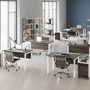Офисная мебель на металлокаркасе