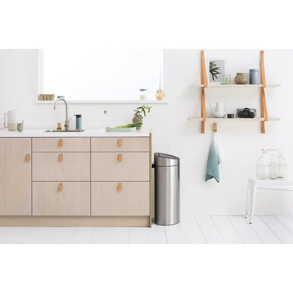 Brabantia Touch Bin New 23+10л контейнер для мусора New Recycle