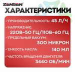 Вакуумный насос одноступенчатый mini Z-1.5B VPB-1S