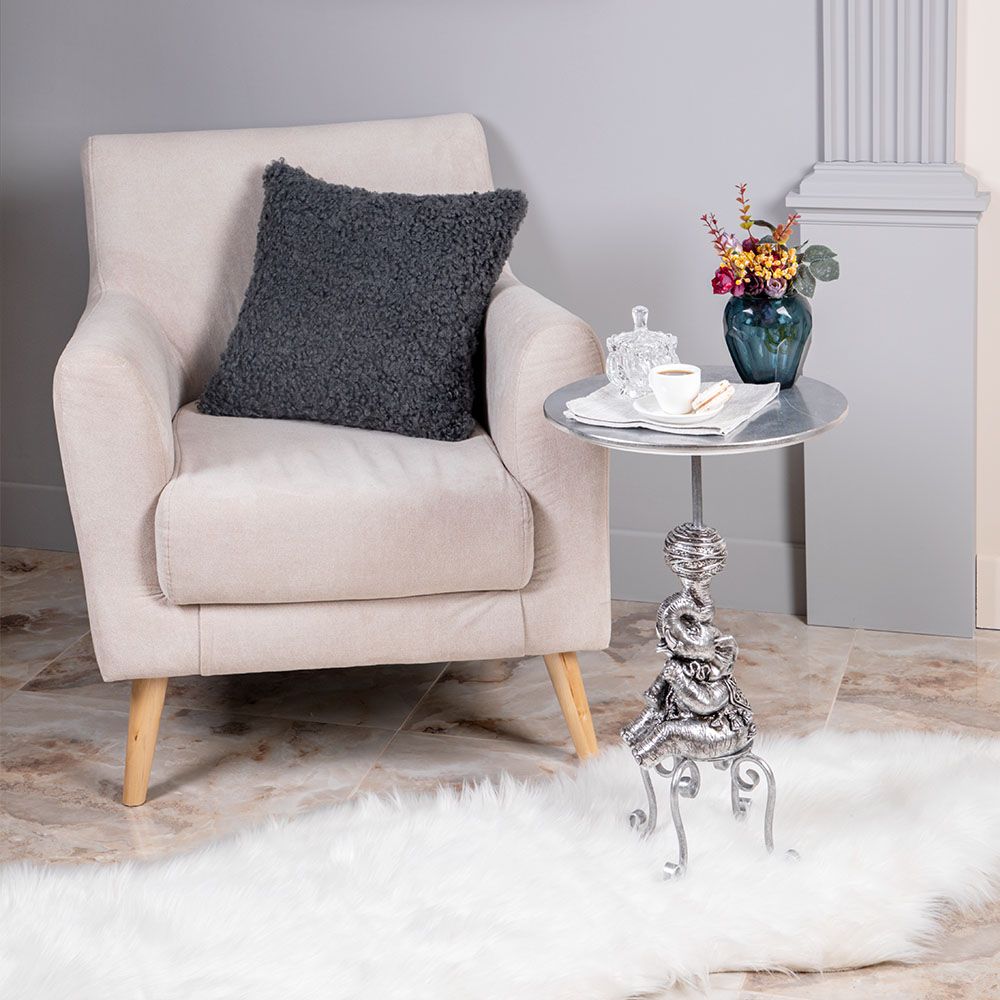 Столик декоративный Дю Солей Античное серебро