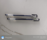 Ручка гель 0,4мм. черная, одноразовая