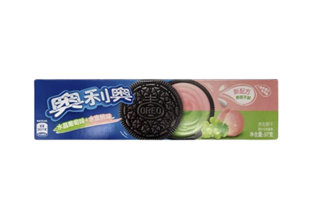 Печенье Oreo со вкусом винограда и персика